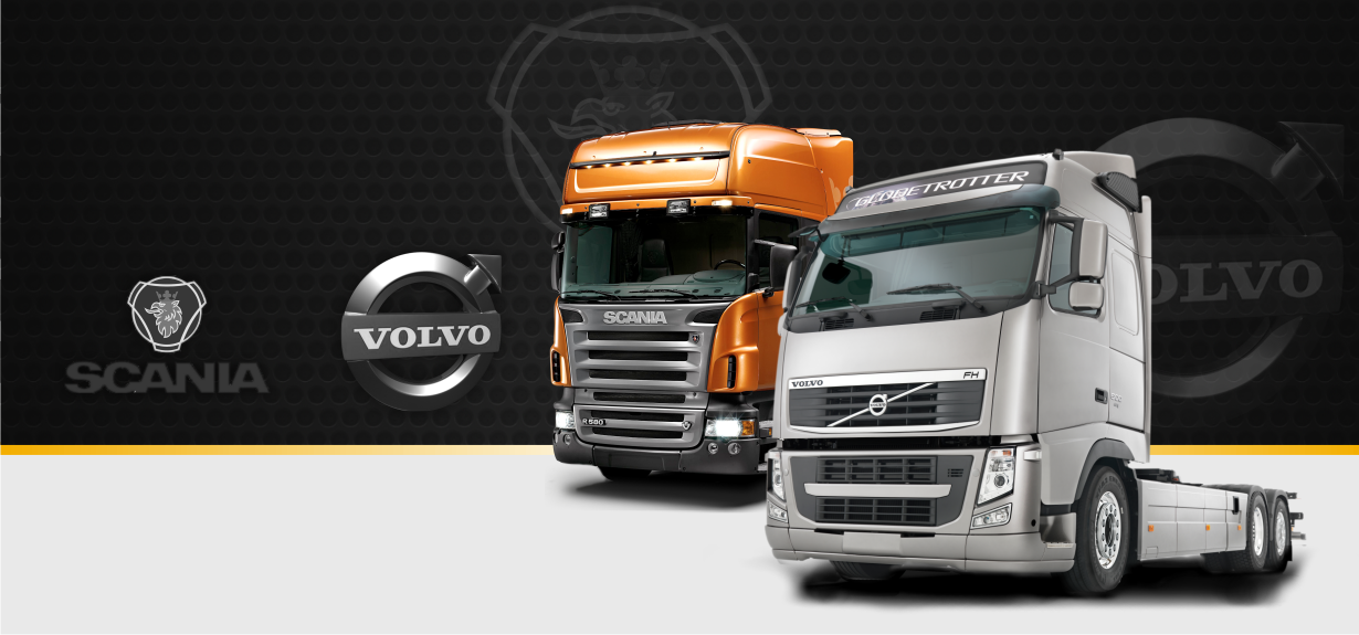 Części do samochodów ciężarowych marki Volvo, Scania